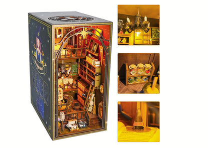 Kit Book Nook - Căsuță Miniatura DIY cu Lumini LED