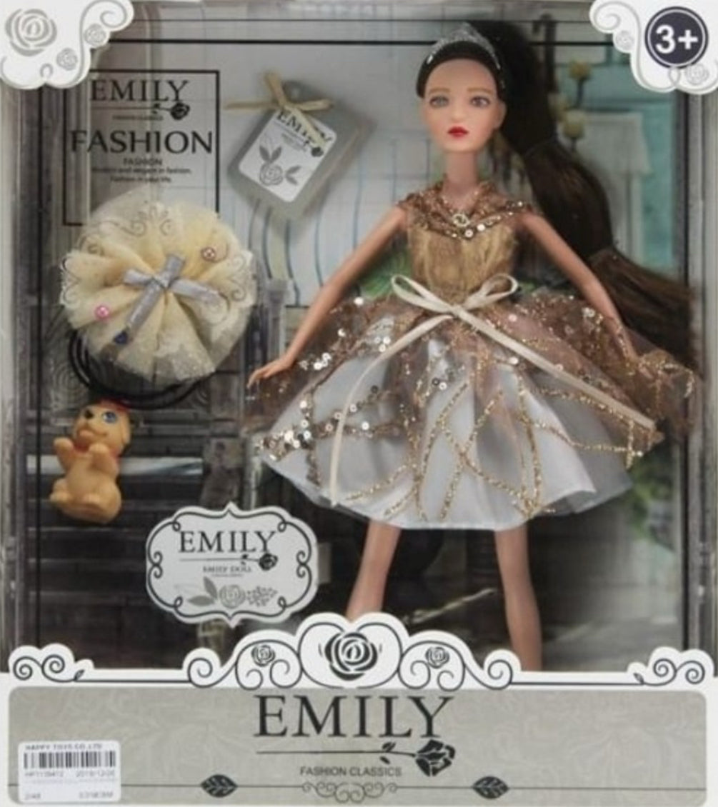 Papusa Emily Fashion Classics, Rochie Eleganta, 28 cm