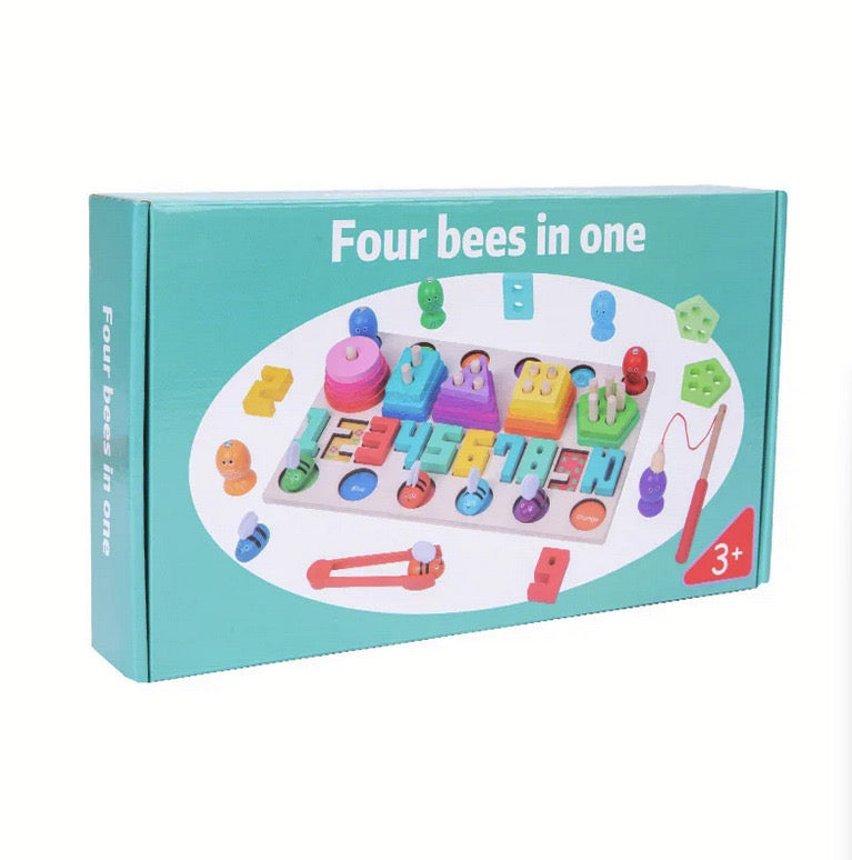 Jucarie educativă Montessori din lemn