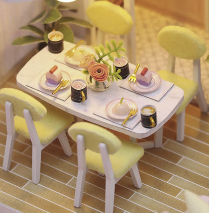 Căsuță De Asamblat Family DIY în miniatură