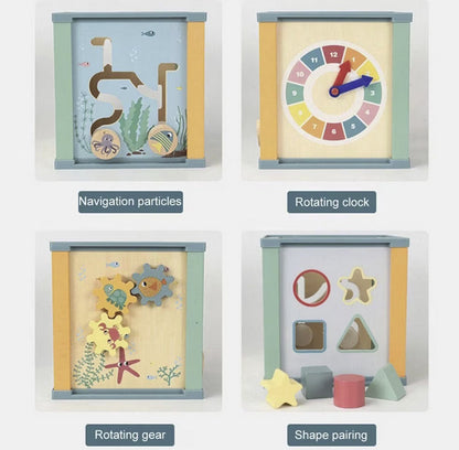 Cub educativ din lemn