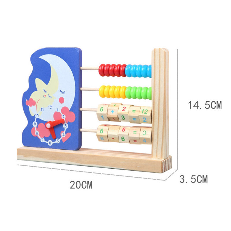 Numărătoare din lemn 2 in 1 Luna