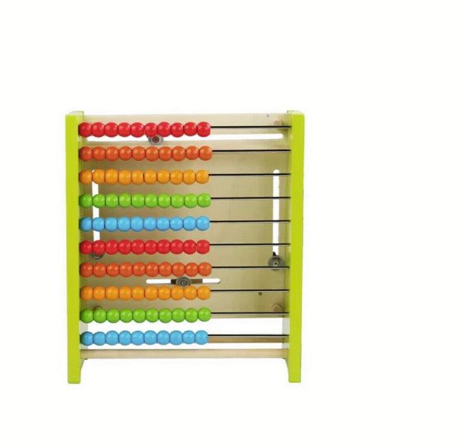 Numărătoare și calendar din lemn pentru Copii 2 în 1