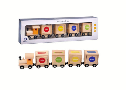 Trenuleț de jucărie educativ sortător pentru copii