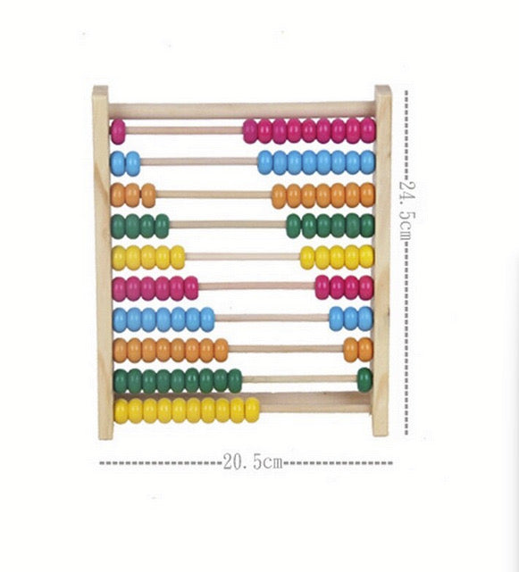 Numaratoare Educationala cu bile din lemn