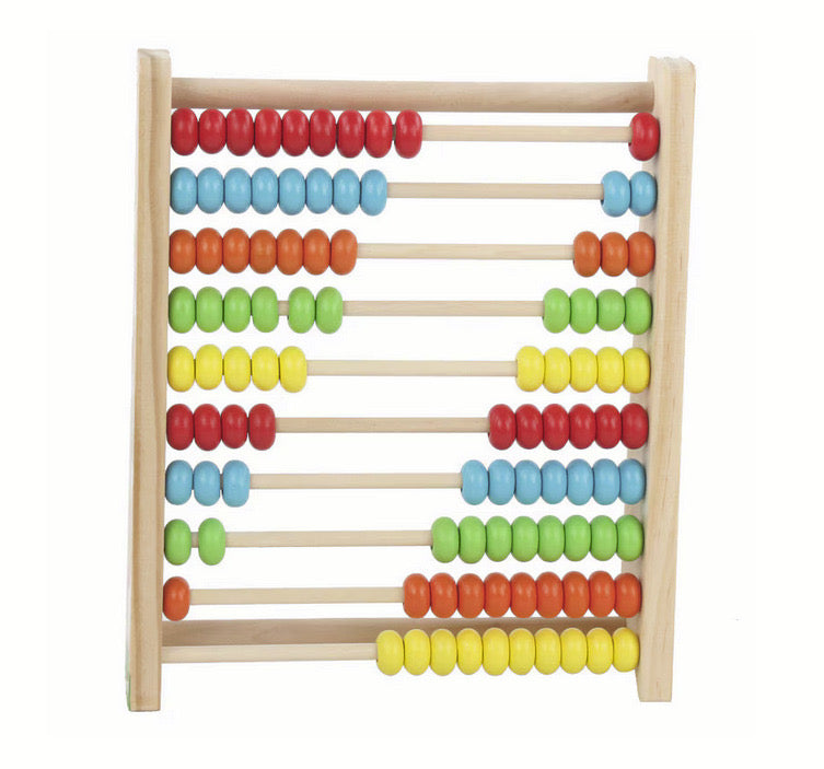 Numaratoare Educationala cu bile din lemn