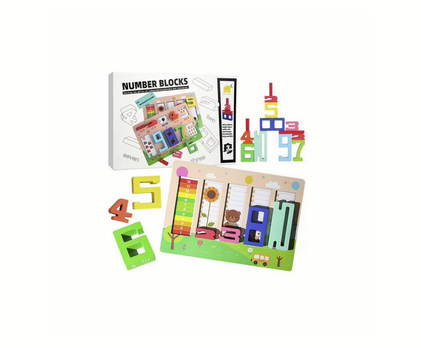 Joc Montessori educativ si creativ din lemn