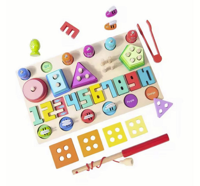 Jucarie educativă Montessori din lemn