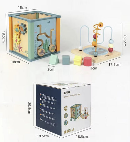 Cub educativ din lemn