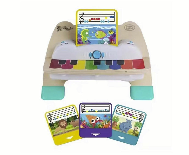 Pian interactiv pentru copii 1 an+, Magic Touch, din lemn