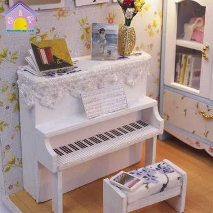 Machetă cameră în miniatură DIY cu lumini LED, Hemiola's Room