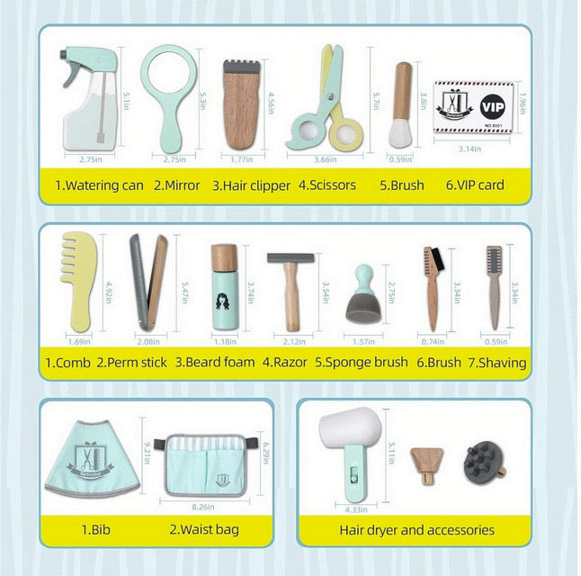 Joc de rol Micul Frizer set de coafură