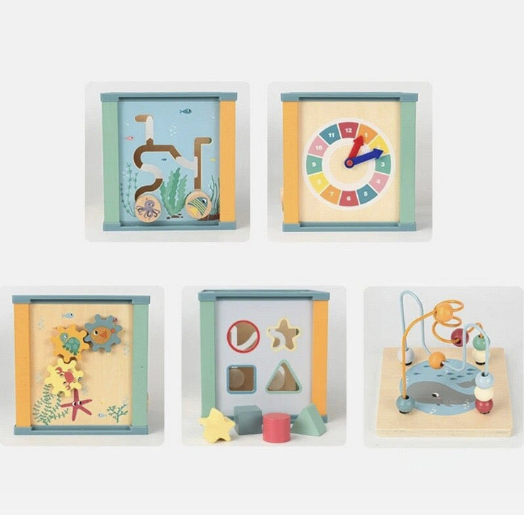 Cub educativ din lemn