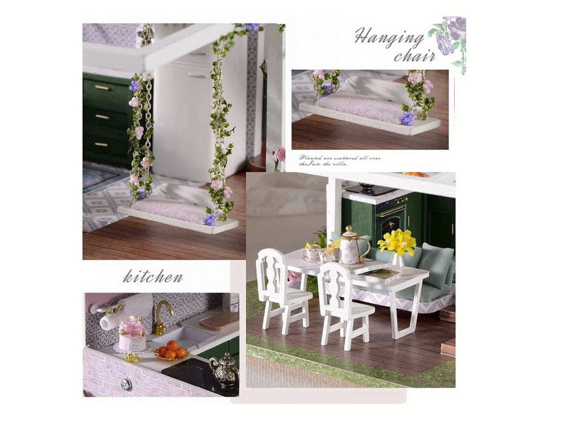 Casă din lemn  pentru copii de asamblat DIY