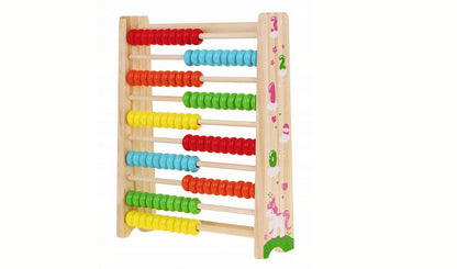 Numaratoare Educationala cu bile din lemn