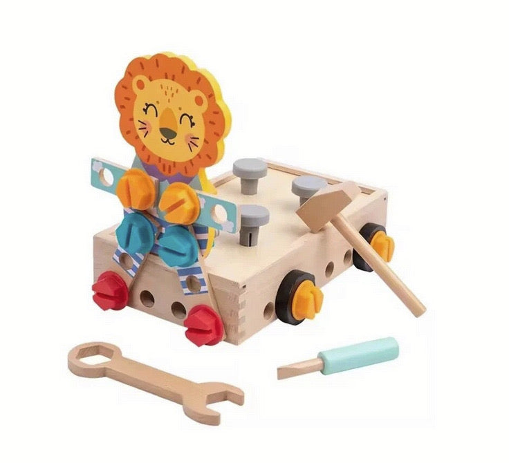 Set de joaca bricolaj din lemn, pentru copii 3 ani+