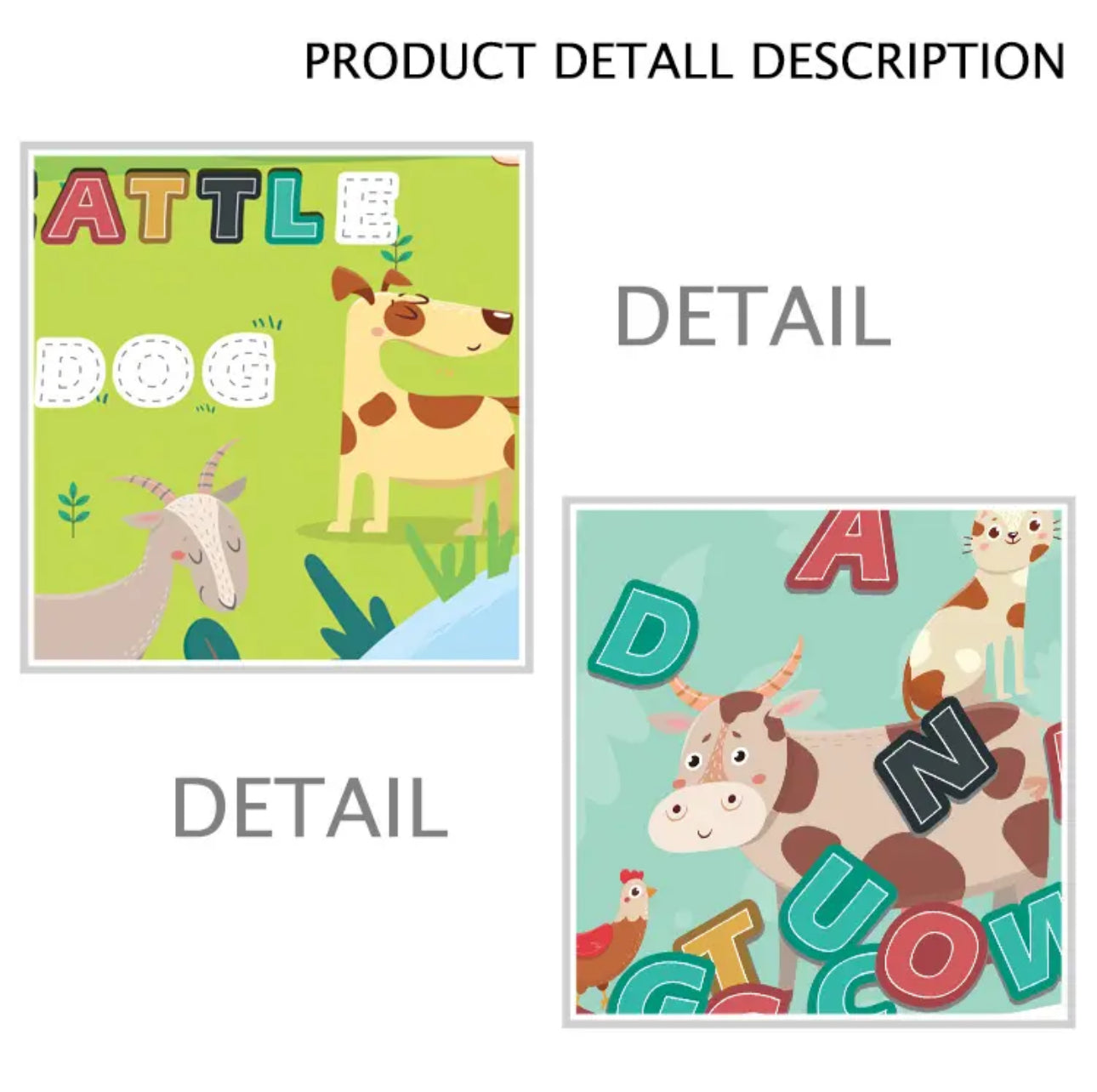 Puzzle Magnetic Educativ cu litere, 32 de piese