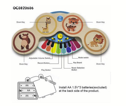 Jucarie interactiva muzicala pentru bebelusi Alainn