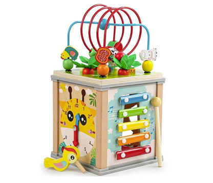 Jucărie educativă din lemn interactivă Montessori