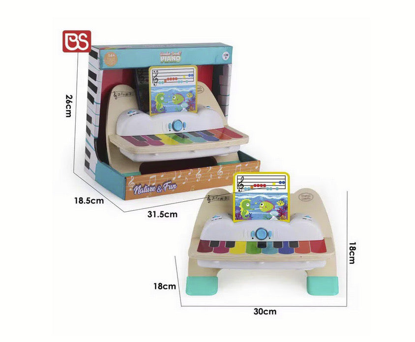 Pian interactiv pentru copii 1 an+, Magic Touch, din lemn