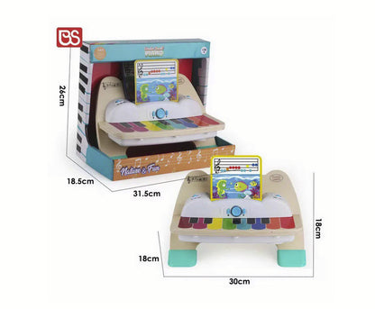 Pian interactiv pentru copii 1 an+, Magic Touch, din lemn