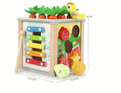 Jucărie educativă din lemn interactivă Montessori