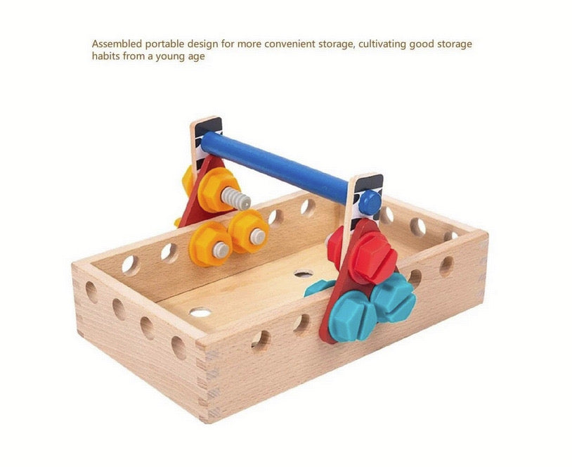 Set de joaca bricolaj din lemn, pentru copii 3 ani+