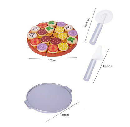 Set pizza din lemn cu accesorii