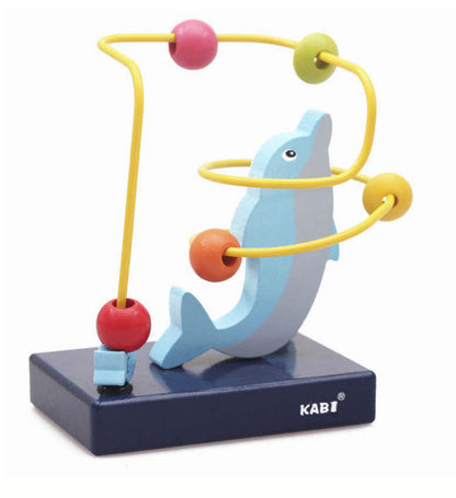 Labirint motric cu margele din lemn