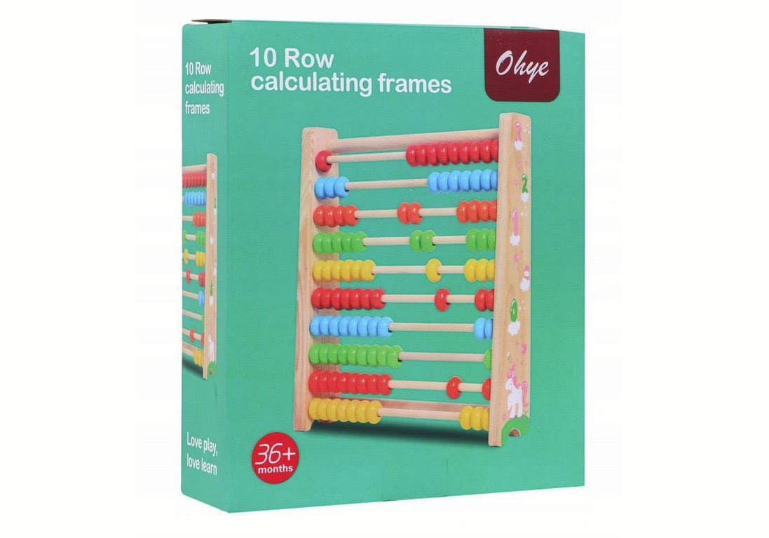 Numaratoare Educationala cu bile din lemn