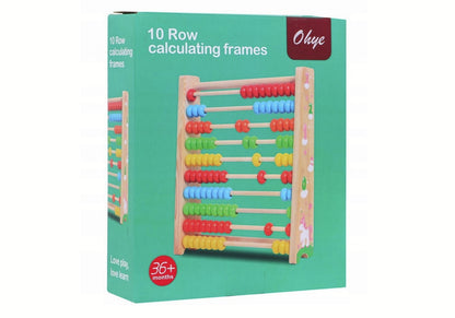 Numaratoare Educationala cu bile din lemn