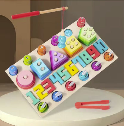 Jucarie educativă Montessori din lemn