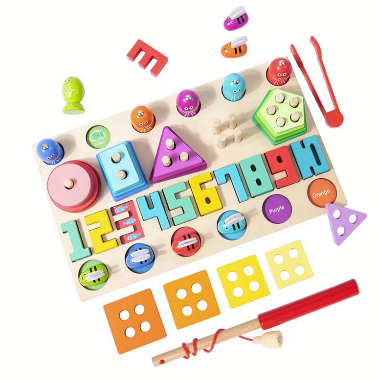 Jucarie educativă Montessori din lemn