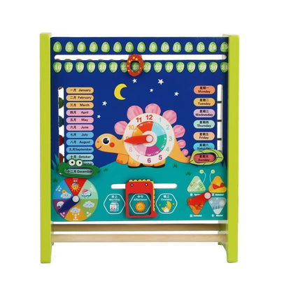 Numărătoare și calendar din lemn pentru Copii 2 în 1