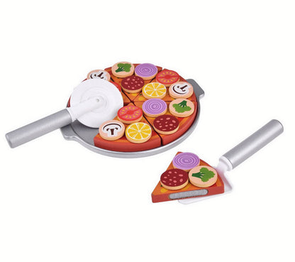 Set pizza din lemn cu accesorii