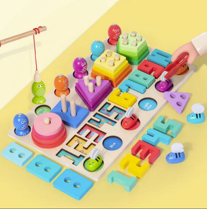 Jucarie educativă Montessori din lemn