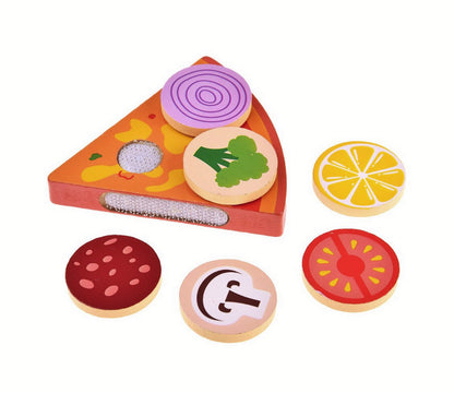 Set pizza din lemn cu accesorii