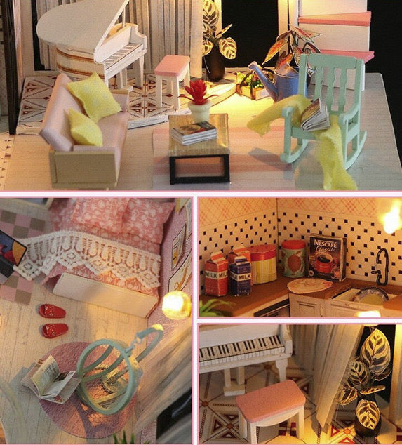 Casă de prințesă de asamblat, Căsuță pentru păpuși