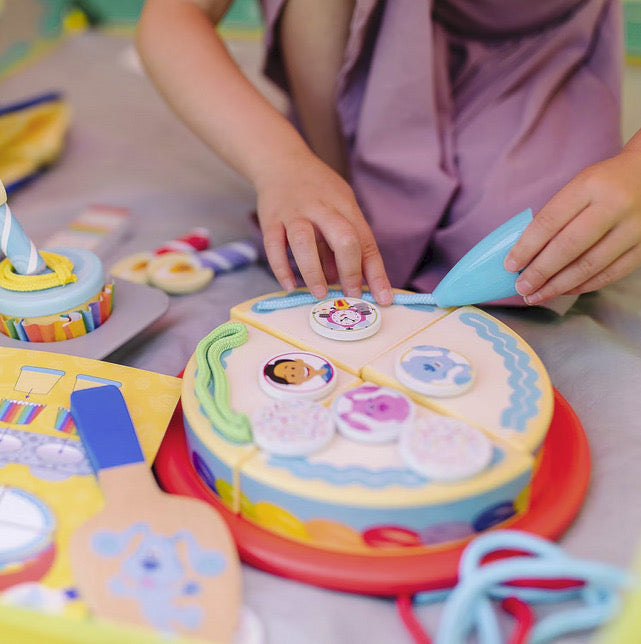 Set aniversar din lemn Melissa & Doug Blue’s Clues