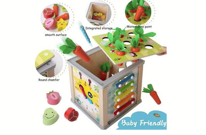 Jucărie educativă din lemn interactivă Montessori