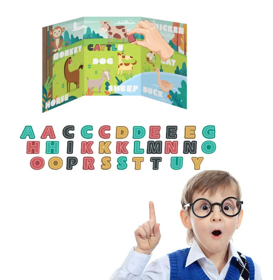 Puzzle Magnetic Educativ cu litere, 32 de piese