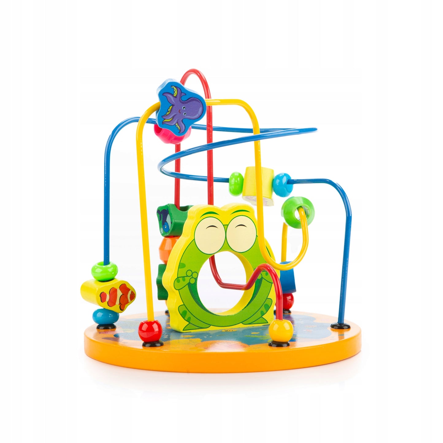 Jucarie educativa, Cub multifunctional, Din lemn, Dezvolta abilitatile manuale si creativitatea