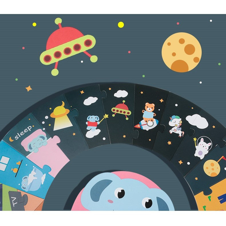 Puzzle Circular Rutina Elefantului