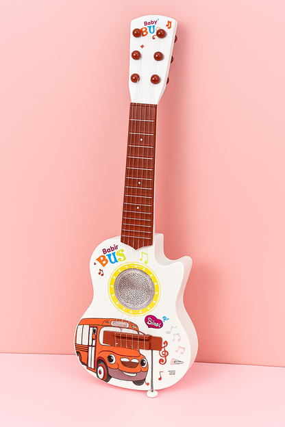Chitară electronică de jucărie, cu sunete și lumini
