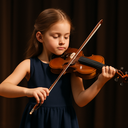 Vioară clasică 4/4 pentru copii, din lemn
