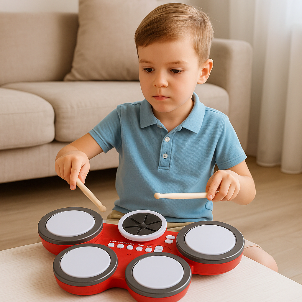 Set Tobă Electronică pentru Copii – TOBE ELECTRIC 660-41